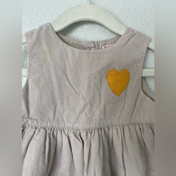 Du Pareil au Mem Corduroy Fabrique Baby Dress 18 months - Picture 4 of 6